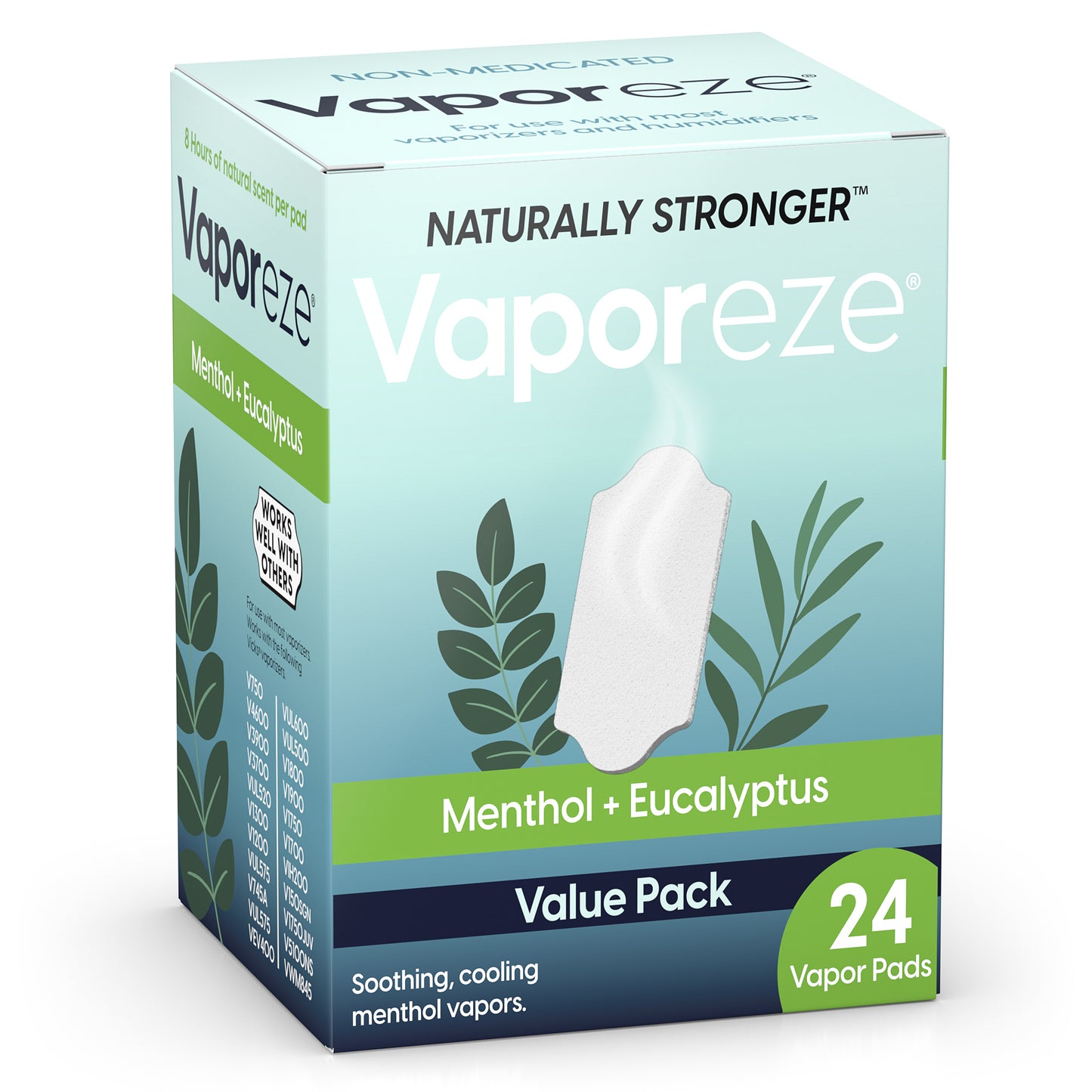 Vaporeze Vapor Pads - 24 Count